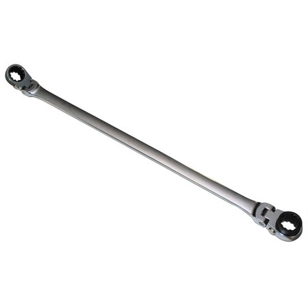 MOUNTAIN Ratcheting Flex Wrench, 17X19mm RM1719